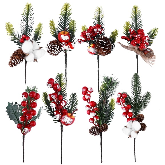 Homoyoyo Artificial Red Berries, Plastic Decorative Accents for Wedding Decor, Party Decorations, and Special Celebrations