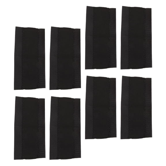 Homoyoyo Cycling Set, 8 Pieces Scratch-Resistant Black Sleeve, Lightweight, Precise Fit for Bike