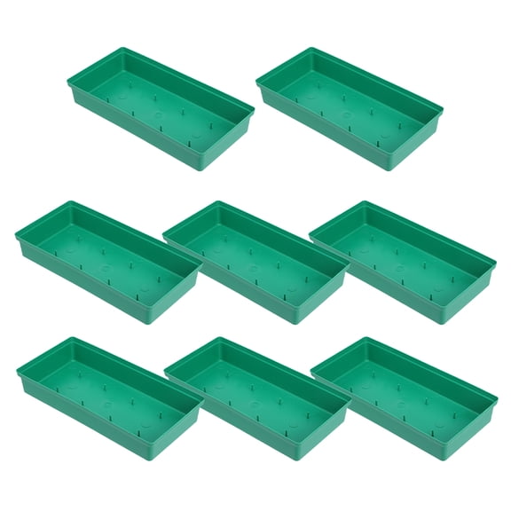 Homoyoyo Green Floral Foam Base Rectangle with High-Density Pins Flower Arrangements, 8 Pieces, PP Material