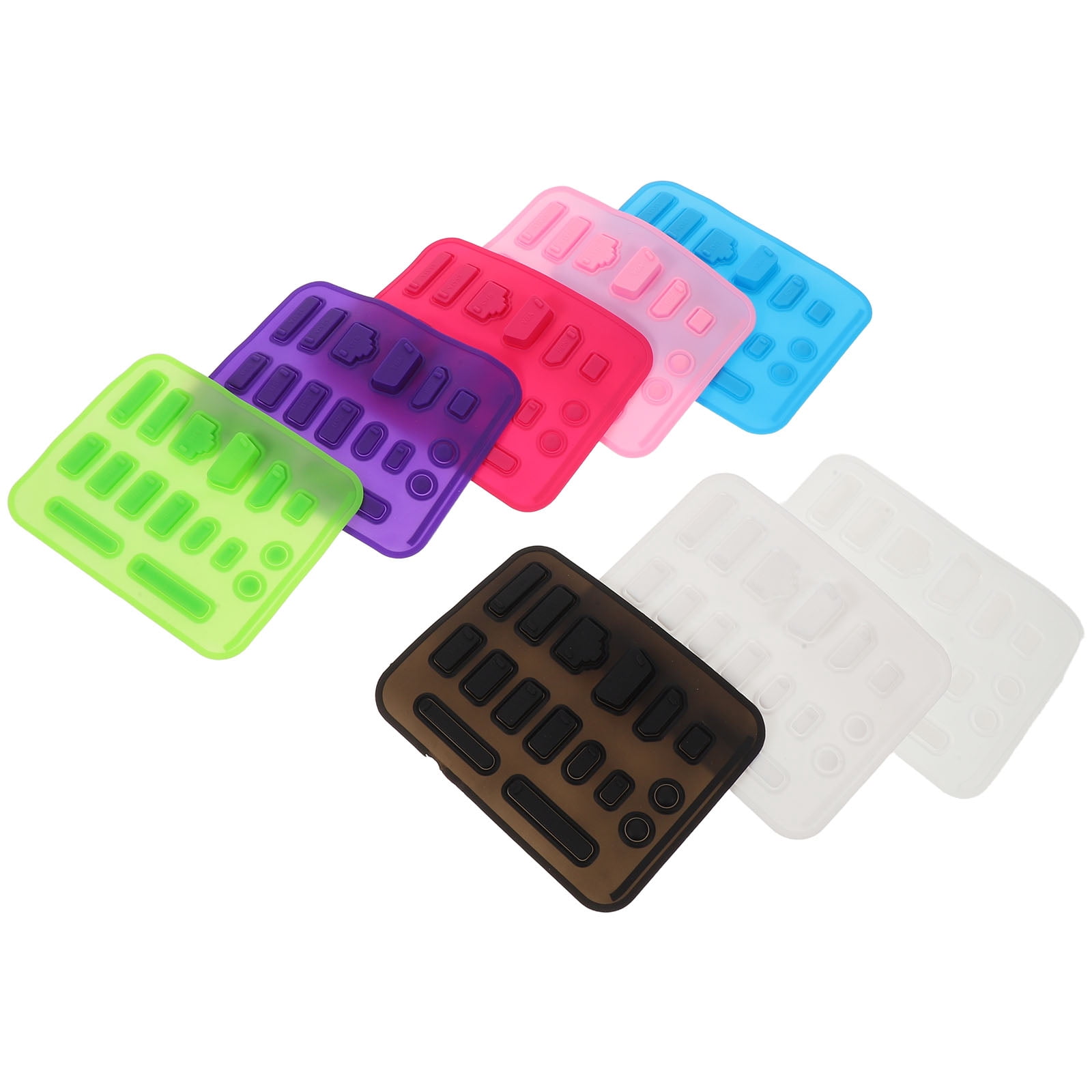Homoyoyo 8Sets Silicone USB Port Cover Cap Set with Network and Audio ...