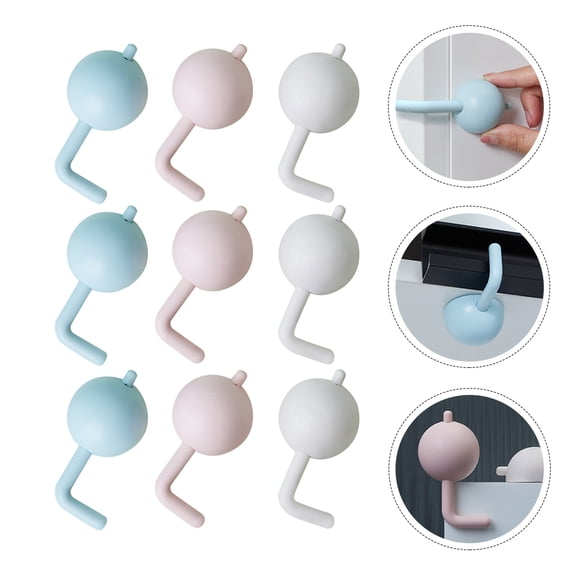 Homoyoyo child safety drawer locks Safety Locks Pink 9Pcs