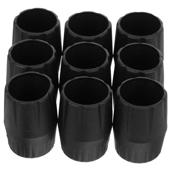 Homoyoyo Microphone Stand Rubber Pads Black Anti- 9 Pieces for Home Recording Studio Accessories
