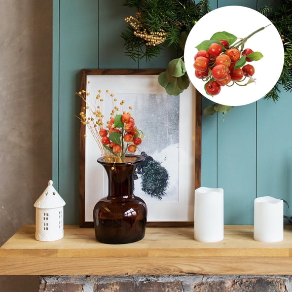 Homoyoyo Artificial Fruit String with Lifelike Multi Color for Home and Shop Decoration