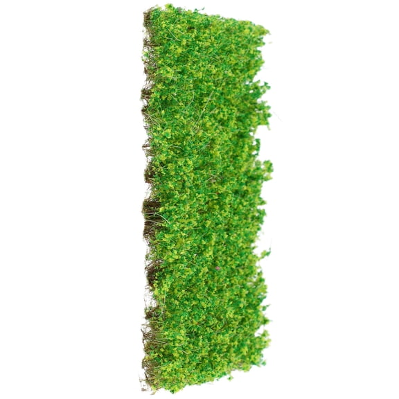 Homoyoyo Artificial Mini Grass Flower Cluster Tuft Nylon Yellow-Green for Dollhouse Scenery, Enhanced Realism, 1 Pack
