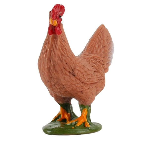 Homoyoyo Assorted Color Plastic Poultry Model Toy for Kids Imaginative Play Educational Decor 1 Piece
