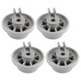 thumbnail image 1 of Homoyoyo Set of Grey Plastic Replacement Dishwasher Wheels Rollers for Smooth Appliance, 1 of 8