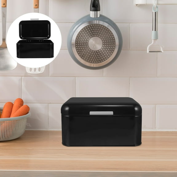 Homoyoyo Counter Bread Box Metal Kitchen Box 1Set