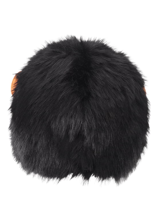 Black Cartoon Animal Headwear Plush Monkey Hat for Birthday Celebration and Themed Photo Props