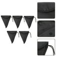 thumbnail image 1 of Homoyoyo 5-Pack Black Oxford Cloth Ocarina Storage Bags Protective Cases for Musical Instrument Accessories, 1 of 7