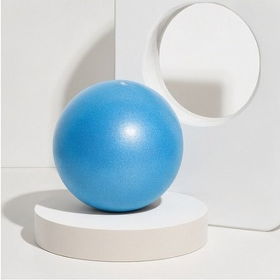 Homoyoyo Blue Inflatable Yoga Ball for Back Exercise, PVC, Anti Slip Surface, Home Workout Season