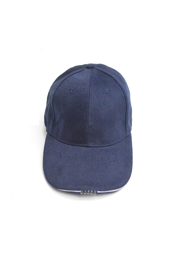 LED Hat with 5 Bright LED Lights, Hands-Free Design for Outdoor Activities and Night Safety