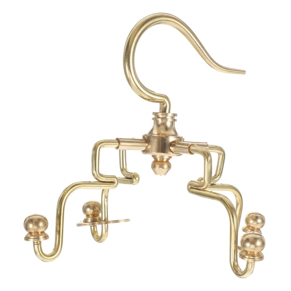 Homoyoyo Brass Vintage Bird Cage Hook for Safe Hanging of Birdcages Indoor Outdoor