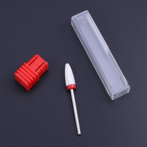Homoyoyo Ceramic Corn Nail Drill Bits for Manicure and Pedicure Nail Care Tools and Easy to Use