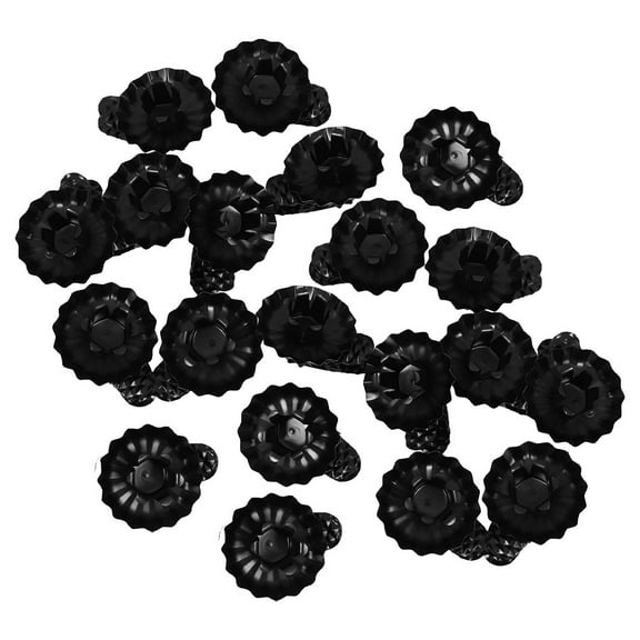Homoyoyo Black Metal Christmas Tree Candle Holder Clips for Decoration, 20 Pieces, and Easy to Use