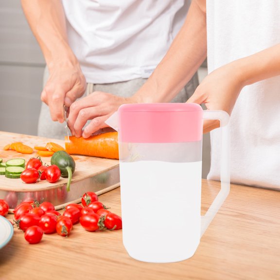 Homoyoyo Cold Water Pitcher Cold Kettle in Plastic for Restaurant Users 1Set