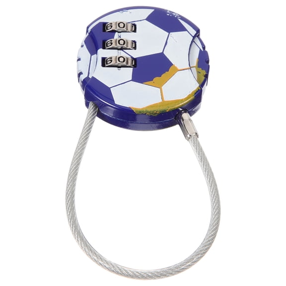 Homoyoyo Zinc Alloy Combination Padlock with Password Lock for Football Fans, Luggage, Drawers, and Travel Security
