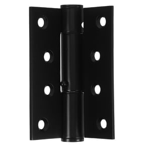 Homoyoyo Black Stainless Steel Hydraulic Door Hinge with 90 Degree Positioning, Invisible Design for Cabinet Doors