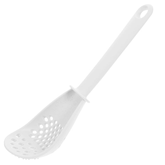 Homoyoyo Kitchen Masher Grinder Spoon White PP Multipurpose Kitchen Tool 1Pack