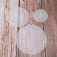 thumbnail image 1 of Homoyoyo 60PCS White Plastic Mesh Sheets for Bag Making and Cross Crafting, Cuttable Mesh Material for Projects, 1 of 8