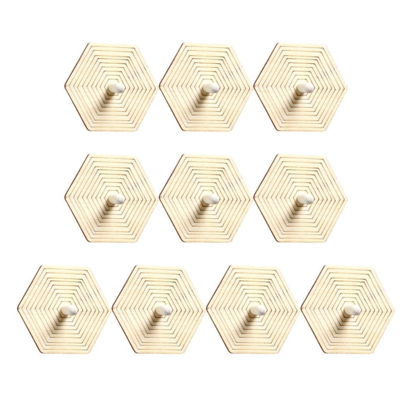 Homoyoyo Wooden Gyroscope Toy Set for Hand Eye Coordination and Fine Motor Skills Development