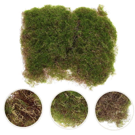 Homoyoyo Artificial Moss Landscape Decoration Green Plastic Craft Moss for Bonsai Fish Tank Photo Props and Model Scenery