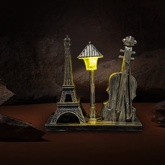 Homoyoyo Vintage Eiffel Tower Night Light Lamp for Bedroom, Desk, and Room Decoration with Soft Ambient Glow
