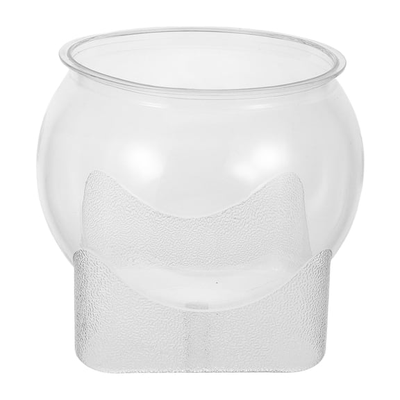 Homoyoyo Desktop Small Aquarium Transparent Plastic Micro Landscape For Pet Owners 1Pack