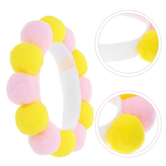 Homoyoyo Adjustable Plush Pet Collar for Cats and Dogs, Comfortable Neck Design with Size Fit, Soft and