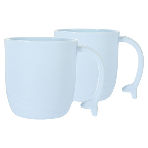 Homoyoyo Sky- Drinking Cups 2-Pack PP Plastic Bathroom Cups for Daily Use