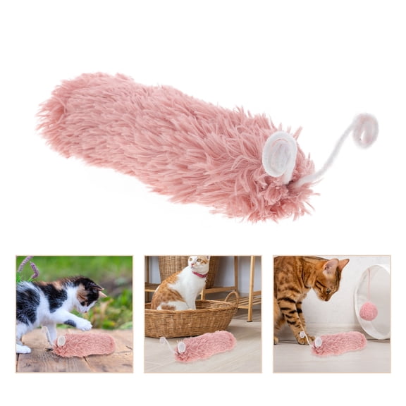 Homoyoyo Stuffed Animals Soft Pink Safe for Cats Exercise and Play 1Pack