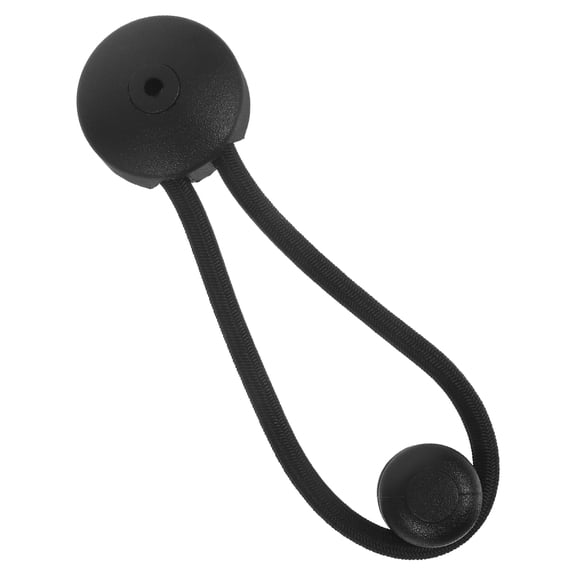 Homoyoyo Black Nylon Cargo Bungee Straps for Boat Supplies, Heavy Duty Elastic Tie Down, 1 Piece