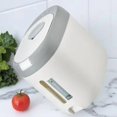 Homoyoyo Grey PP Rice Container Moisture-Proof Airtight for Kitchen 1Pc ...