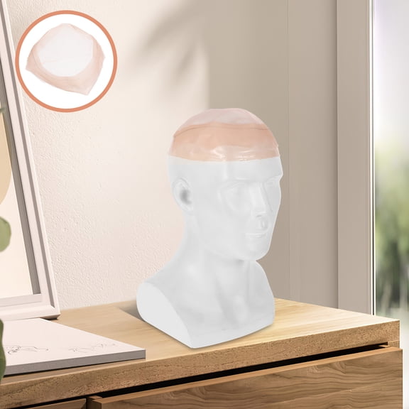 Homoyoyo Beige Hair Net for Men, Breathable Mesh Fabric for Natural Look and Comfortable Fit