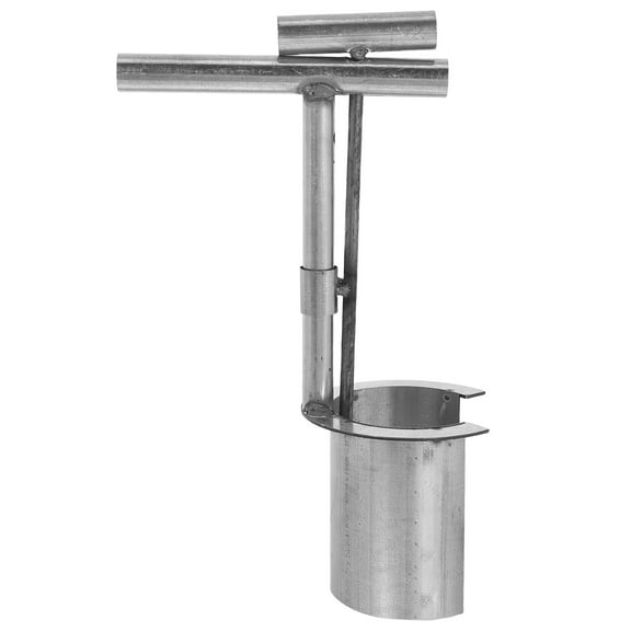 Homoyoyo Garden Hole Digger Tool Silver Multifunctional Digger for Plants and Bulbs