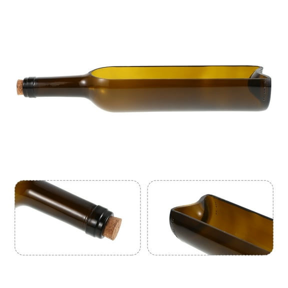 Homoyoyo Vintage Wine Bottle Glass Vase Aesthetic Appeal for Indoor Use