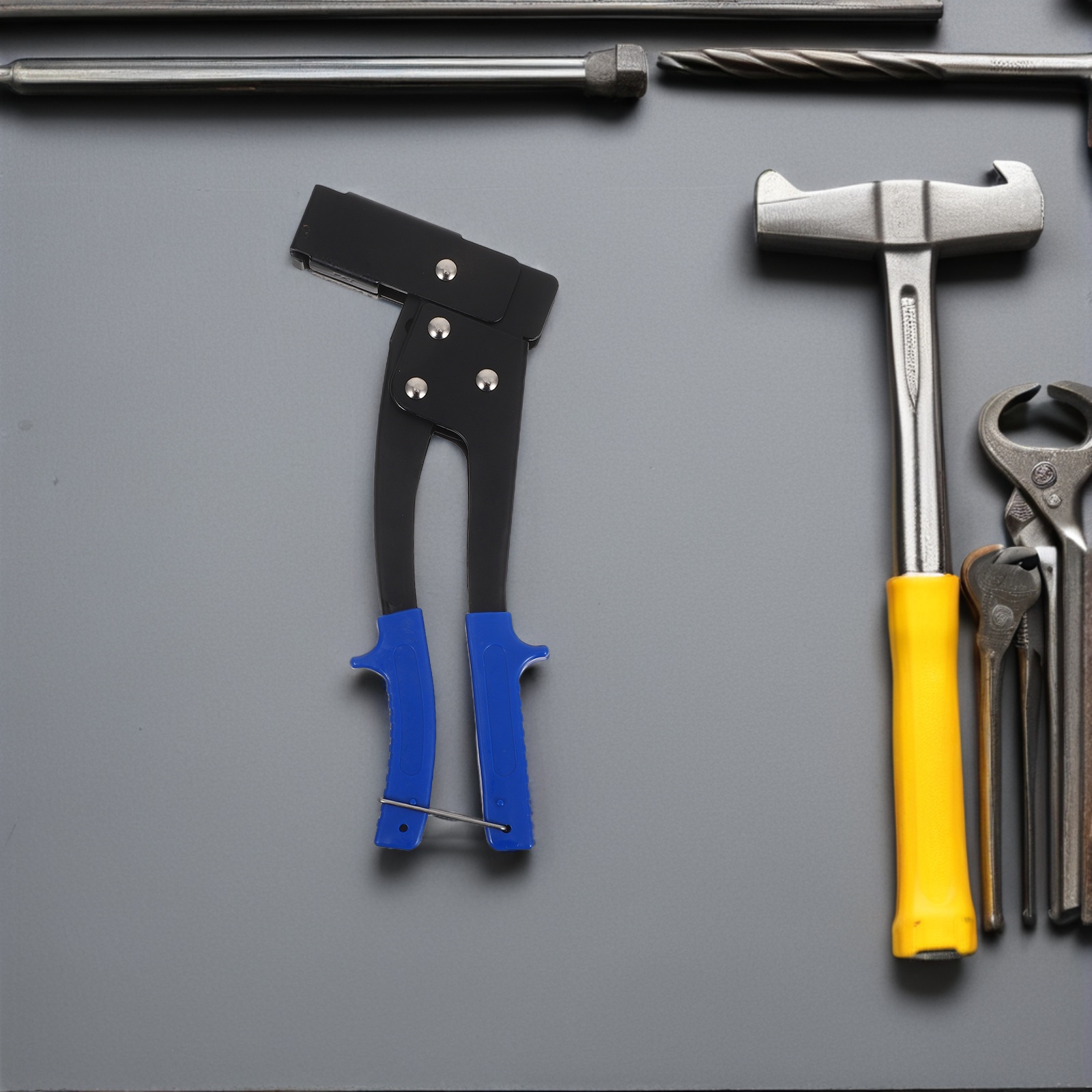 Homoyoyo Hollow Wall Anchor Rivet Gun for Drywall with Efficient Flower Nut Setting Tool for Strong and Secure Fixing