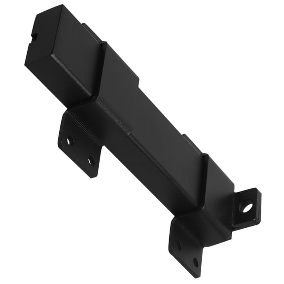 Homoyoyo Heavy Duty Sliding Door Hardware Black Metal Slide Bolt Lock with Padlock Hole for Trailer Gate Security