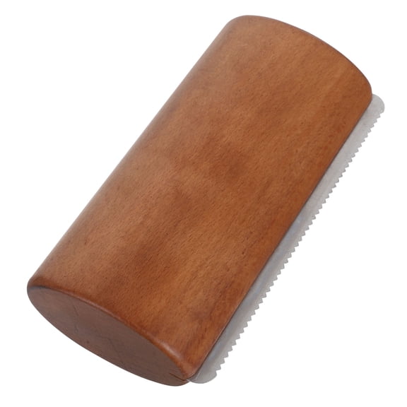 Homoyoyo Wooden Horse Curry Brush Sweeping Tool Light Yellow Durable Grooming Brush for Horses