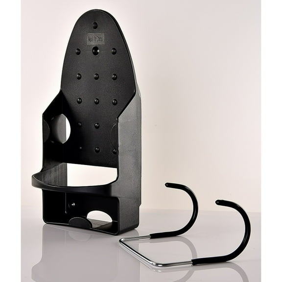 Homoyoyo Iron Stand for Hotel Room Storage Rack, Black, and Space-Saving, 1 Set