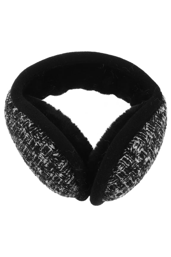 Foldable Knitted Winter Ear Muffs for Cold Weather, Comfortable Behind-The- Fit, Warm and Stylish