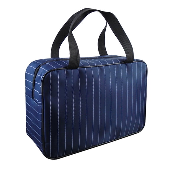 Homoyoyo Travel Toiletry Bag Dark Oxford Cloth Shower Organizer with Multiple Compartments