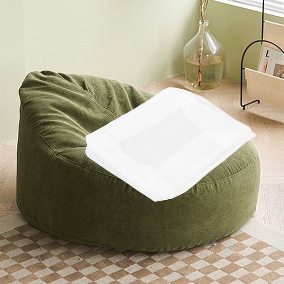 Homoyoyo Soft White Lazy Sofa Liner Replacement with Convenient Removable Washable Inner Liner
