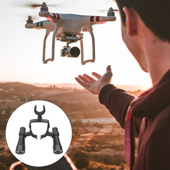 Homoyoyo Light Pole Bracket Set, Black Plastic, Compact Design for Professional and Home Use, Easy Installation