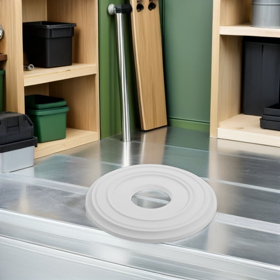 Homoyoyo White PU Ceiling - Flexible, Crack-Resistant Decorative Ceiling Centerpiece for Home and Office