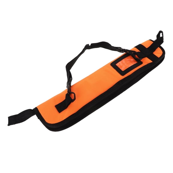 Homoyoyo Orange Drumstick Organizer Bag with Oxford Cloth, Protective Storage Case for Drumsticks and Percussion Accessories