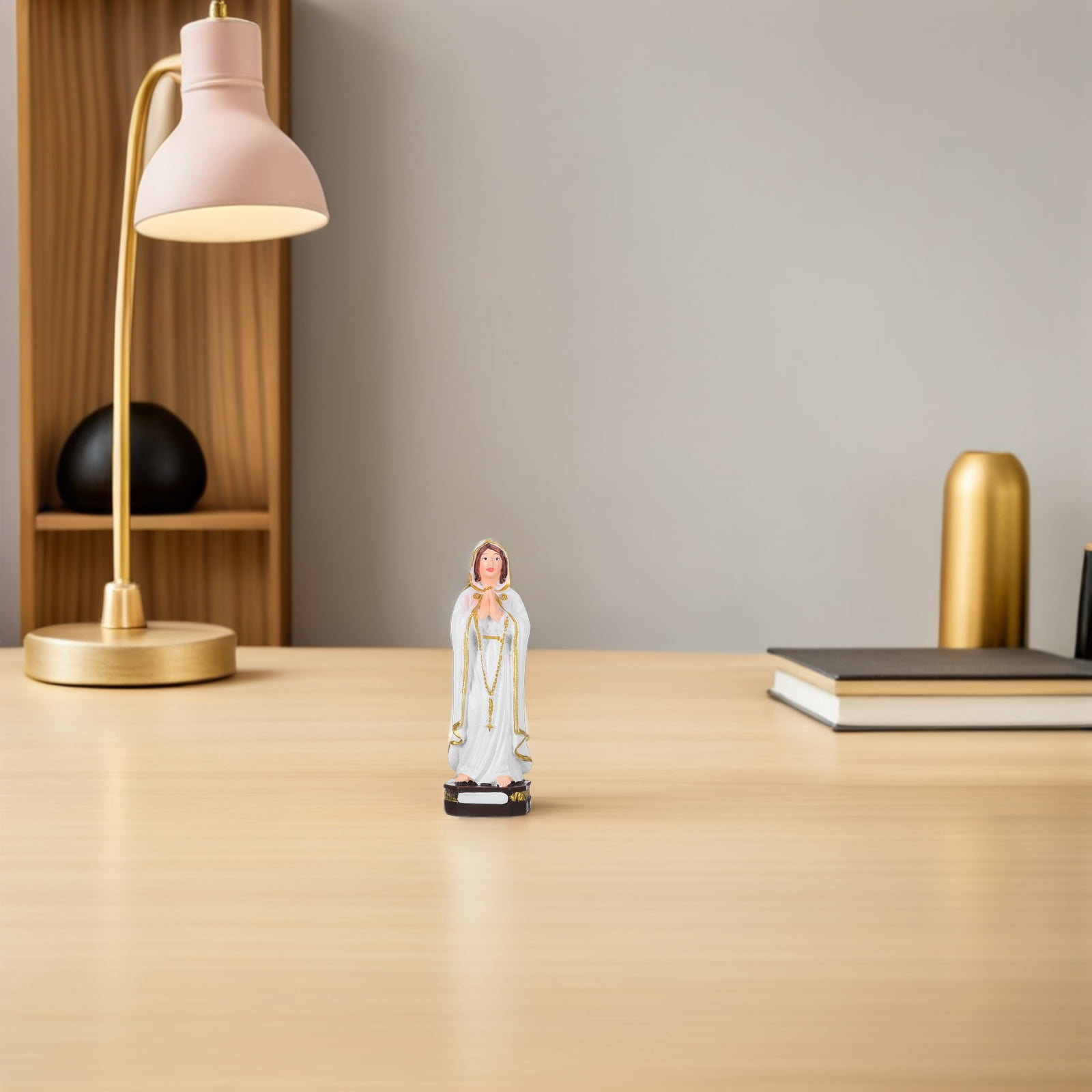 Homoyoyo Our Lady of Grace Statue Multi-Color Resin Meticulously ...