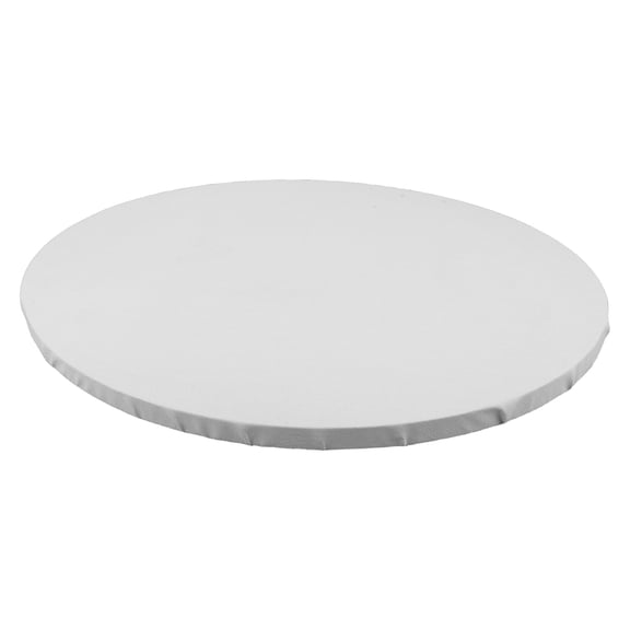 Homoyoyo White Oval Linen Canvas Board for Oil and Acrylic Painting, Sturdy Art for Artists and Hobbyists