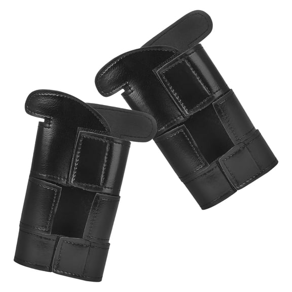 Homoyoyo Pair of Black PU Trumpet Protective Covers, Music Instrument Accessories for Musicians and Outdoor Use