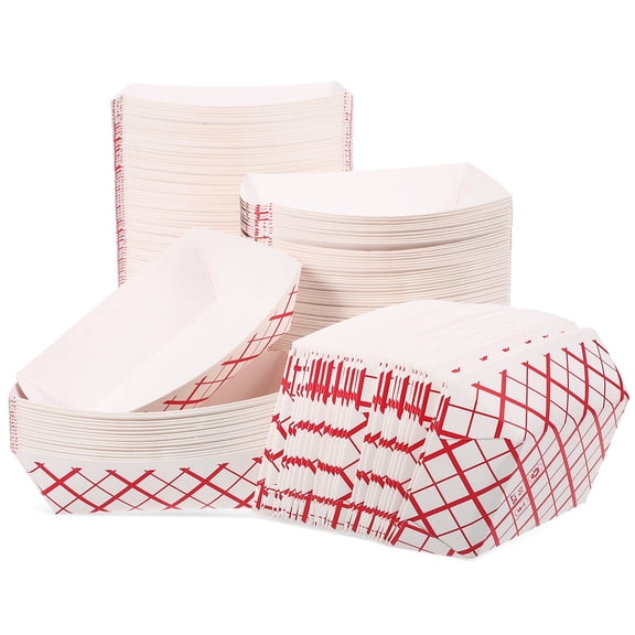 Homoyoyo Paper Appetizer Trays Multi Color Disposable for Kitchen Use