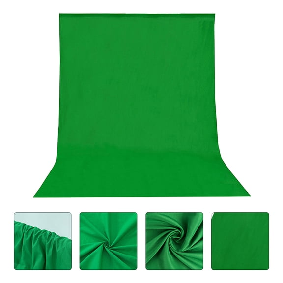 Homoyoyo Photographer Backdrops Green Simple Background Applicable For Taking Pictures 1Pack